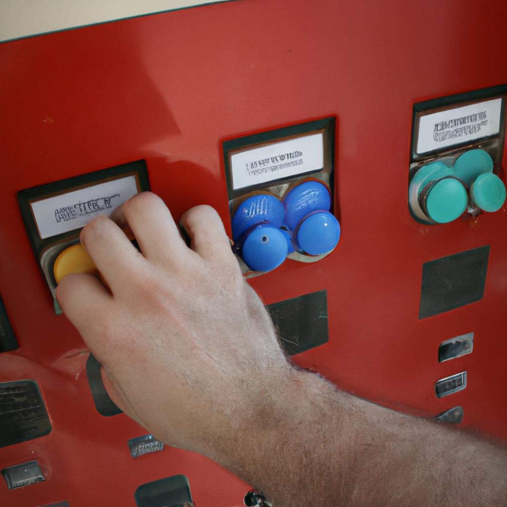 Person operating token dispensers
